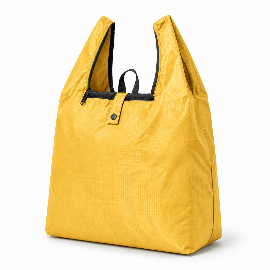 KIRA Foldable Shopping Bag - Yellow - RPET