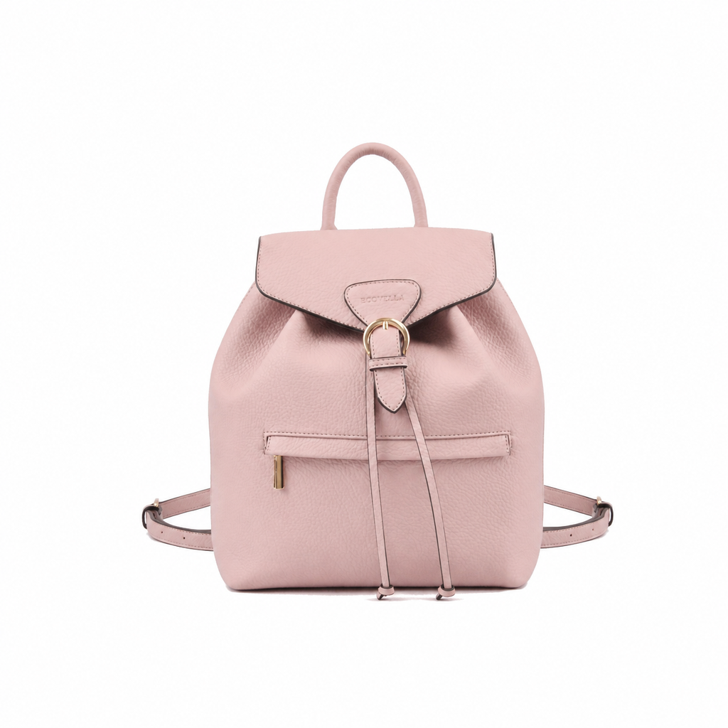 LINZY Backpack (E21) - Blush Pink - Recycled Leather