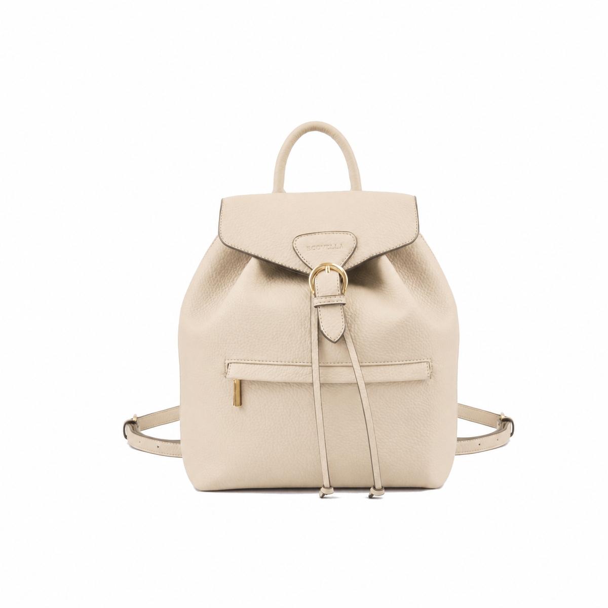 LINZY Backpack (E21) - Stone Beige - Recycled Leather