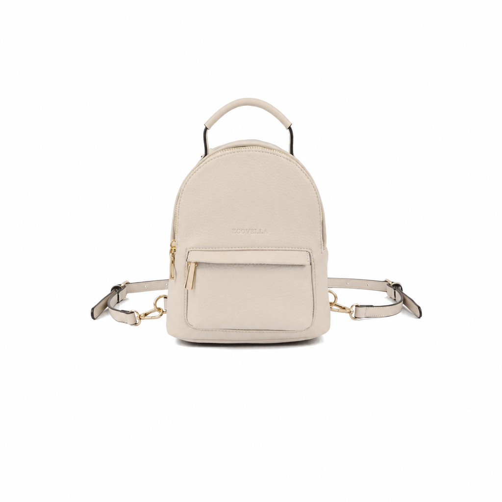 NARI HandBag (E26) - Stone Beige - Recycled Leather