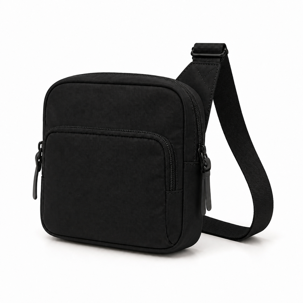 PIA Crossbody Bag - Black - RPET