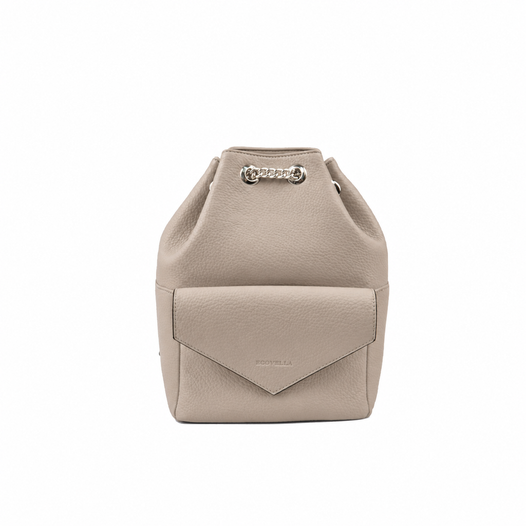 TIFFANY HandBag (E29) - Warm Greige - Recycled Leather